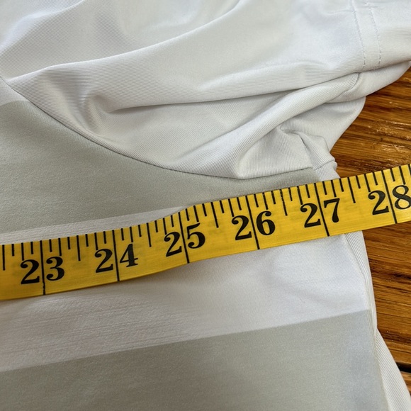 Adidas Golf polo shirt.  Size 2XL. Gray and white stripe. - Picture 3 of 9